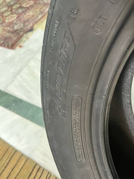 Cooper very less used 17inch tyres 255/15/R17 8