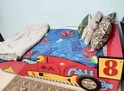 IKEA Kids Car Bed, with FREE MATTRESS