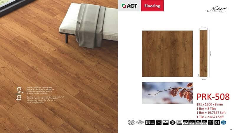 AGT Lamented Wooden Floors, PVC wall Skirting , Fluted panels . 3