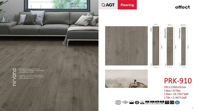 AGT Lamented Wooden Floors, PVC wall Skirting , Fluted panels . 10