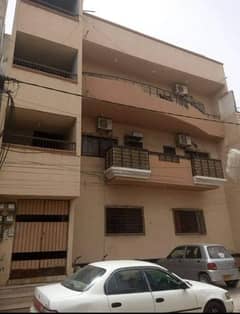 3rd floor portion for sale in Nazimabad no. 5, block-C. with roof