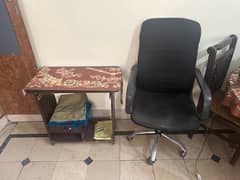 Computer table and chair for sale