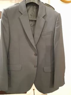 brand new 2 piece man suit - charcoal grey