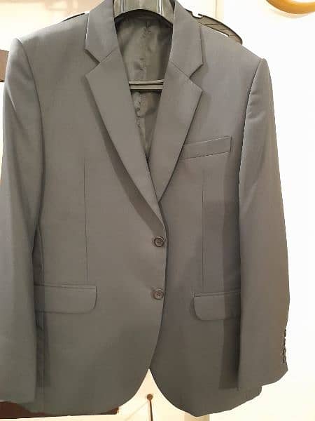 brand new 2 piece man suit - charcoal grey 0