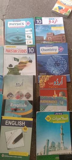 Class 9  and 10 books 10/10 condition+ unique notes of both classes