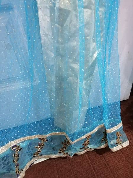 skyblue 3pc embroidered dress 3