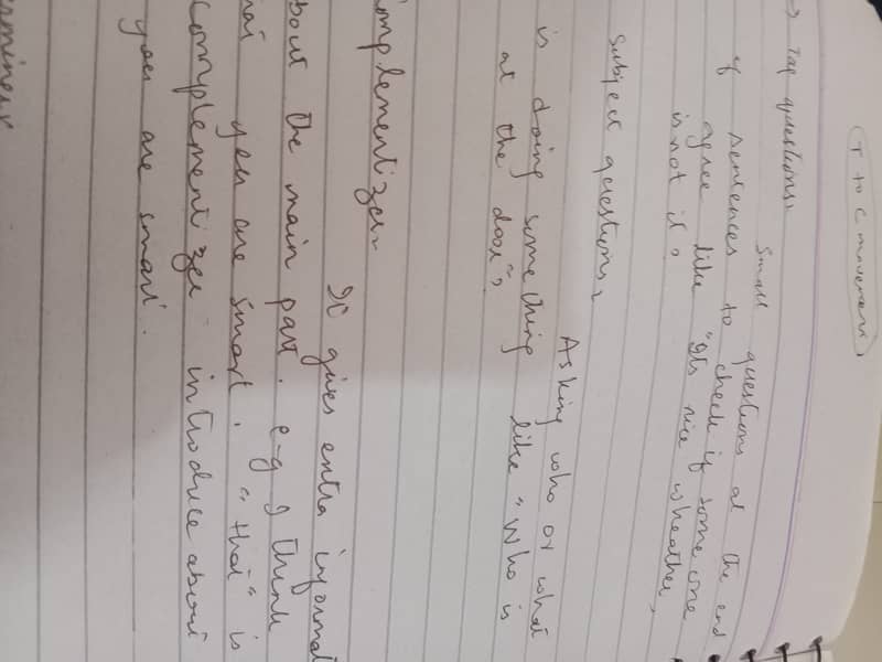 Handwritten assignment work 11