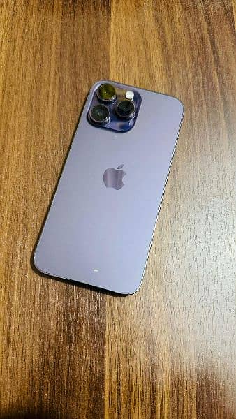 Iphome 14 pro Max deep purple PTA Approved. 1