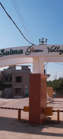 200 yd corner plot fot sale in saima green valley