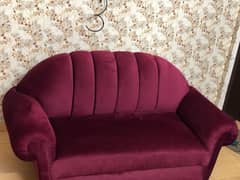 Two Seater Velvet Sofa New Design