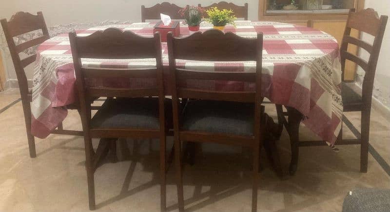 Dining Table set with 6 chairs 2