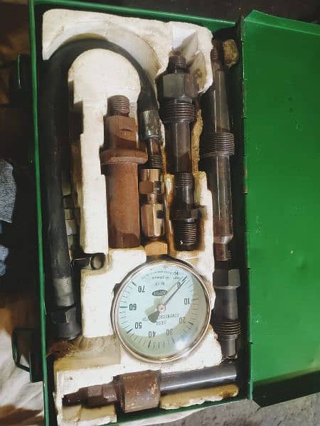 Air pressure gauge set 0