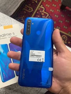 realme 5 4/64 orignal packed phone with box and adapter only