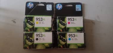 HP 953XL Ink Cartridge full Black, Magenta, Cyan, Yellow Complete Set