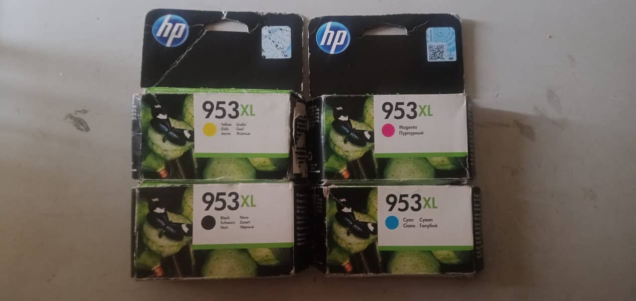 HP 953XL Ink Cartridge full Black, Magenta, Cyan, Yellow Complete Set 0