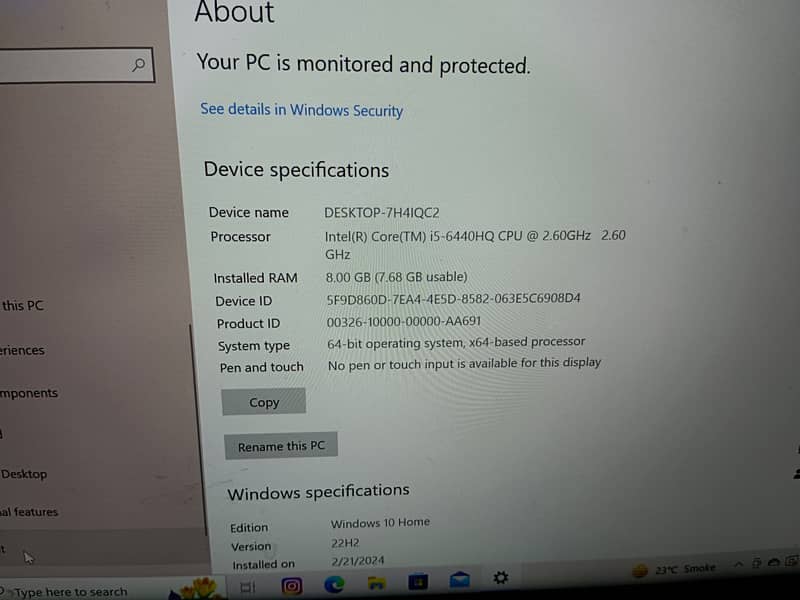 Dell i5 Windows 10 4