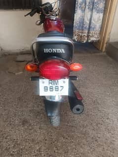 Honda 125cc  . 2017 model Rawalpindi number