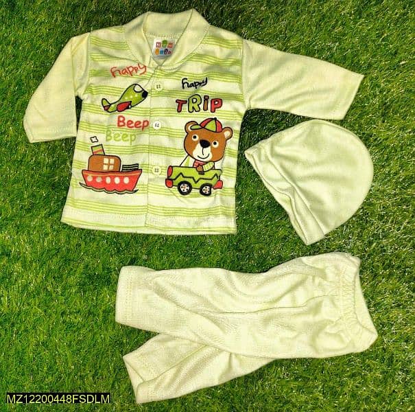 •  Fabric: Soft Blended
•  Available Size: New Born Baby
• 0