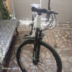 X FENG branded cycle gray color