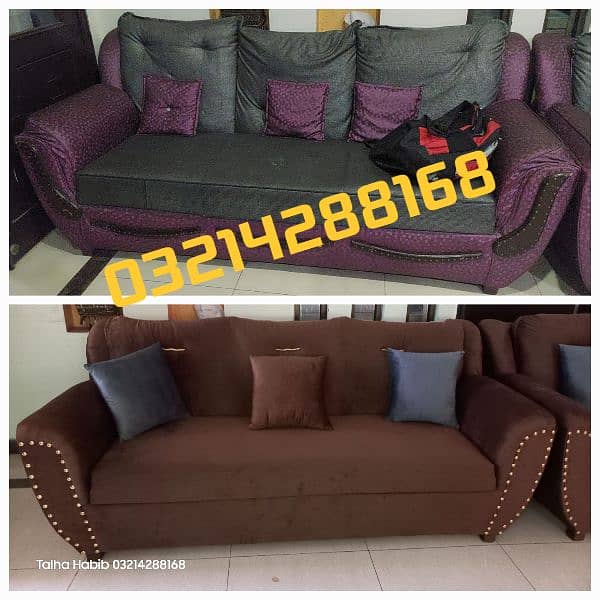 sofa repair / sofa cum bed / sofa set / fabric change / sofa poshish 4