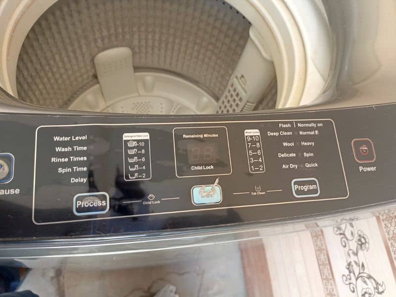 Haier Washing Machine and automatic dryer condition 10/8 2