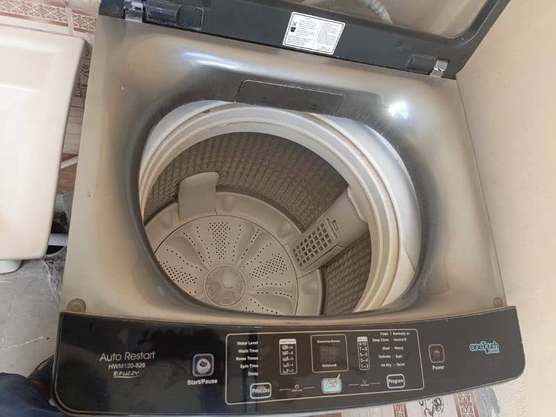 Haier Washing Machine and automatic dryer condition 10/8 4