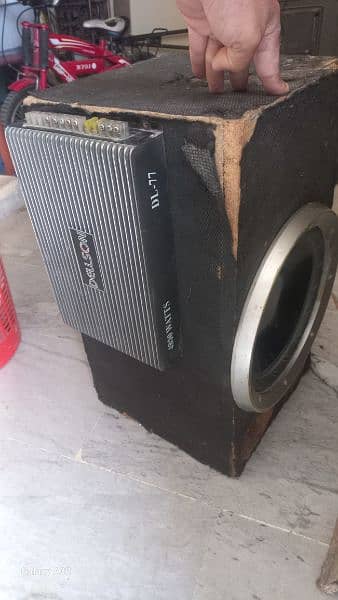 woofer and amplifier 4 channel 1