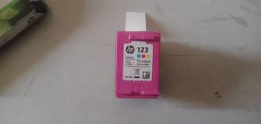 HP 123 Tri-color Original Ink Cartridge Without Box But Sealed 0