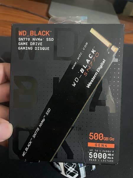WD Black SN770 500GB 0
