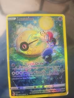 Lunatone Pokemon Card