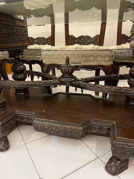 Chiniyoti  Wooden Dinning Table for 8 persons 7
