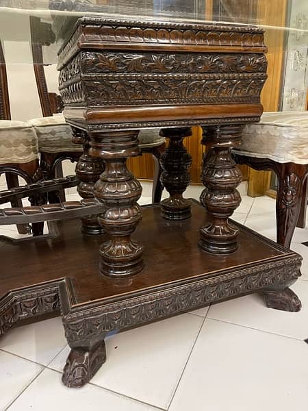 Chiniyoti  Wooden Dinning Table for 8 persons 8