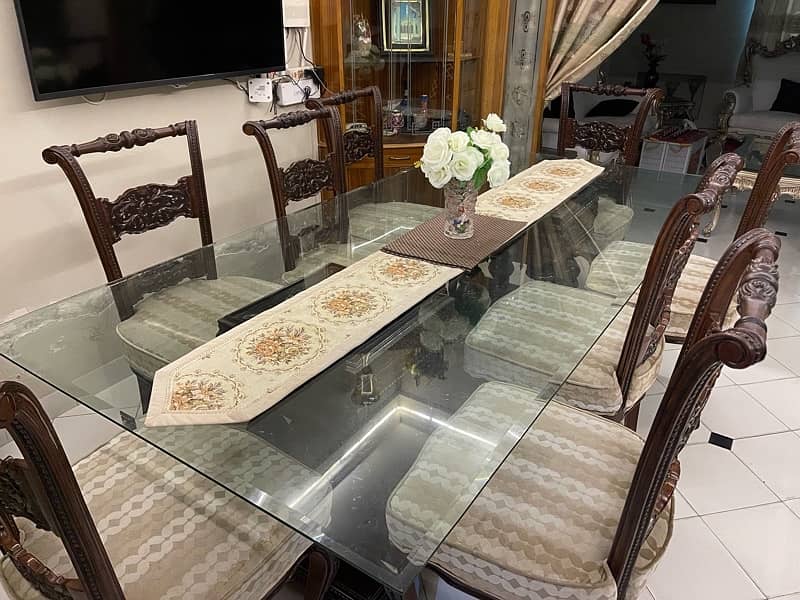 Chiniyoti  Wooden Dinning Table for 8 persons 9