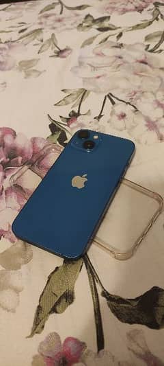 iphone 13 blue color 256gb mint phone water pack