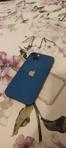 iphone 13 blue color 256gb mint phone water pack 0