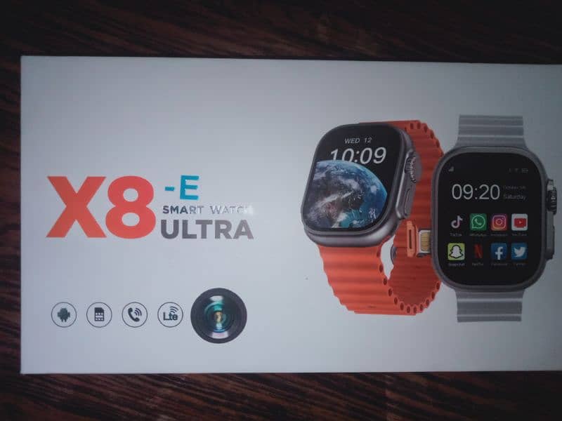big offer x8 ultra smart watch with sim 3