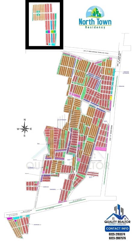 jodi plot west open 80 sq yard available in North Town Residency Titanium Block 6