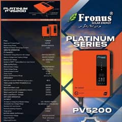 fronus pv5200 new inverter with warranty box pack available