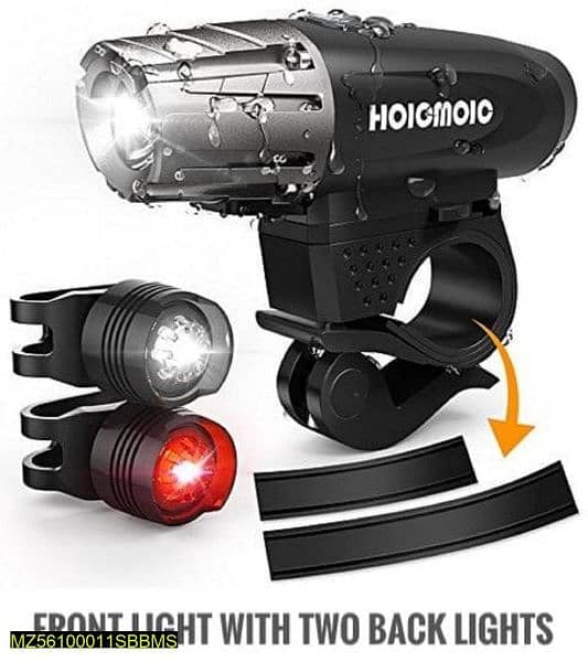 Waterproof bicycle front light online delivery available all over pk 0