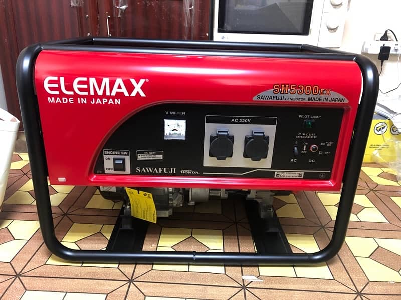 ELEMAX HONDA GENERATOR Model SH5300 Made In Japan Good Condition. 6