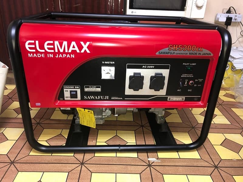 ELEMAX HONDA GENERATOR Model SH5300 Made In Japan Good Condition. 9