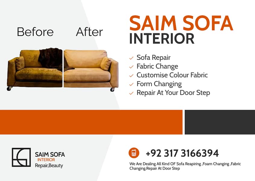 Repairing Sofa| Sofa Maker |Sofa Polish |fabric Change Sale in karachi 0