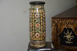 Pure Wooden Vase Chinioti Antique Design