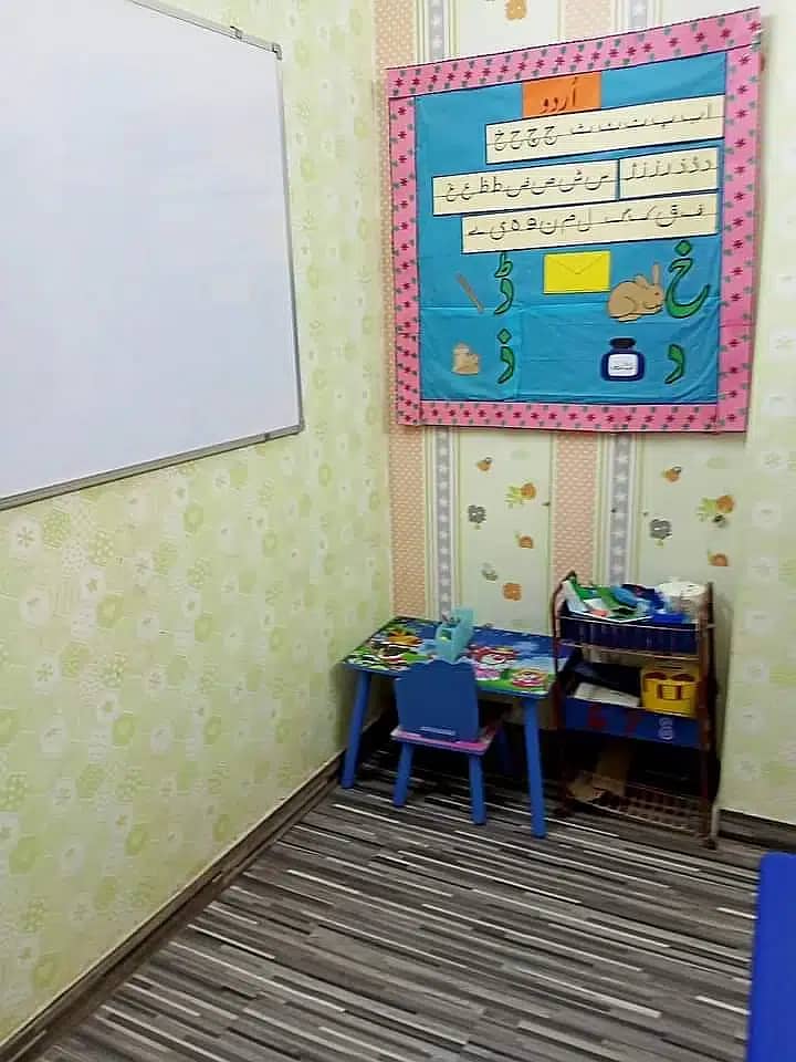 Montessori School and Day Care Setupb for sale in karachi 7