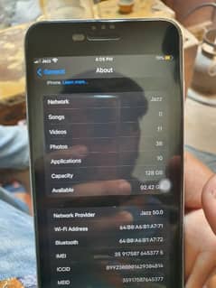 Iphone 7plus PTA APPROVED Condition 10/9 BT69 Total Orignal 128GB