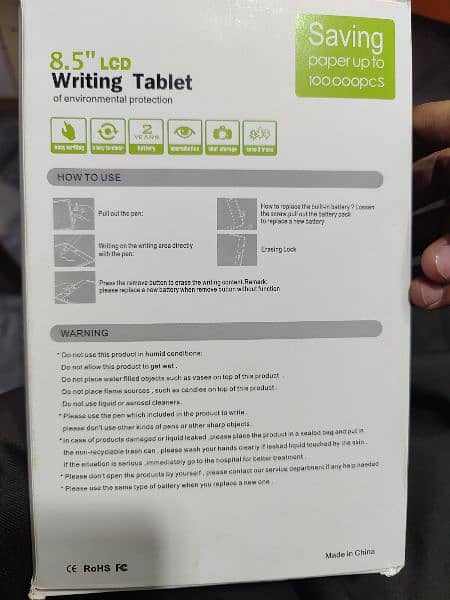 Lcd Writing Tablet 8.5" 2