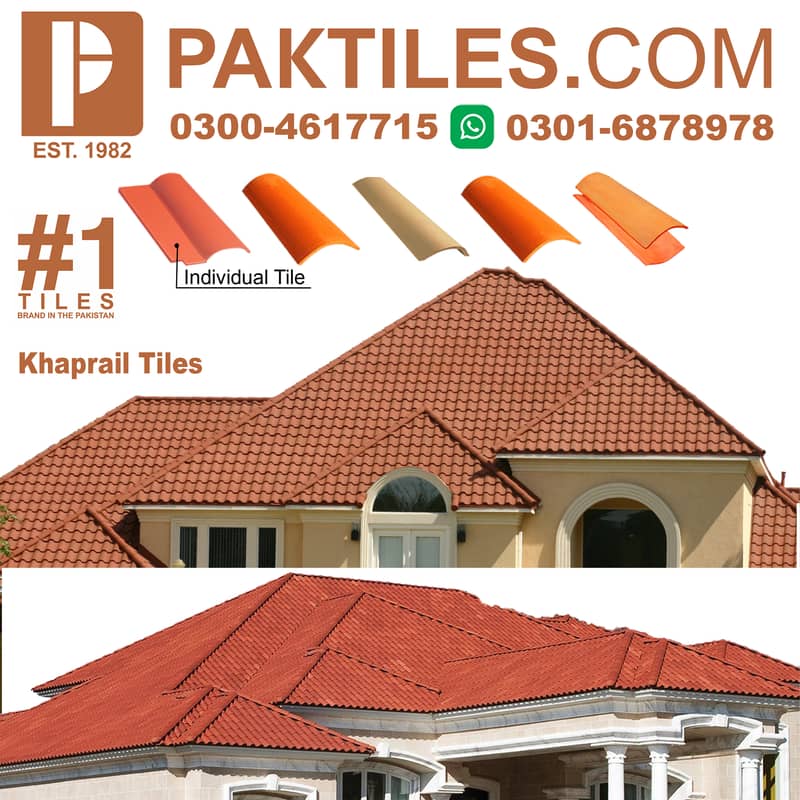 Pak Clay Khaprail Tiles, Mangalore tiles, Roof tiles 0