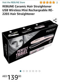 travel hair straightener
