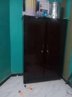 2 door wooden cupboard