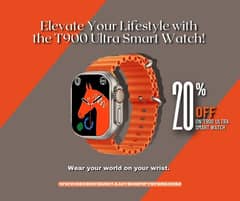 T900 Ultra Smart Watch in 3500 only